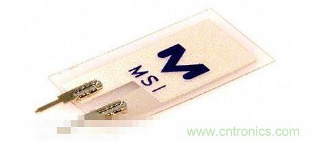 Measurement Specialties 的 MSP1006 壓電晶體。