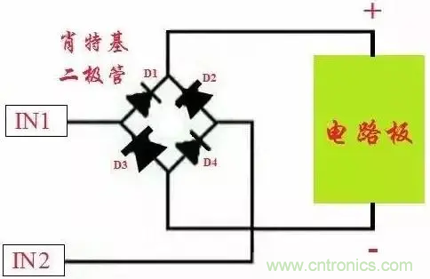 如何解決電源正負(fù)極接反燒板？